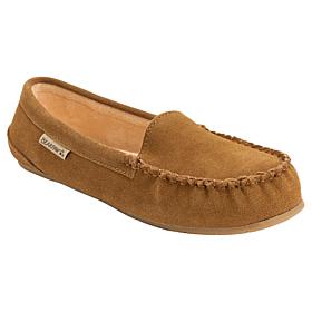 BEARPAW® Emmie Suede Moccasin with Rain Repellent