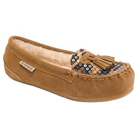 BEARPAW® Lucky Moccasin with Tassel & Rain & Stain Treated