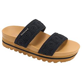 BEARPAW® Mandy 2-Band Crochet Sandal