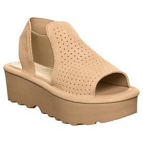 BEARPAW Tatiana Suede Platform Sandal