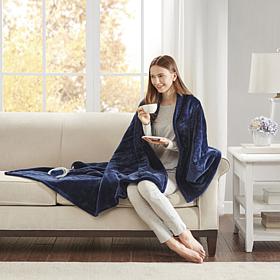 Beautyrest Heated Microlight to Berber Oversized Throw