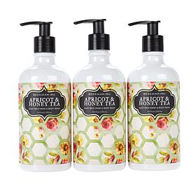 Beekman 1802 Apricot & Honey Tea Goat Milk Hand & Body Wash 3-pack