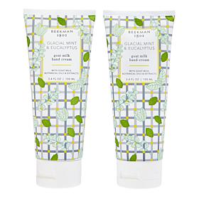 Beekman 1802 Goat Milk Glacial Mint & Eucalyptus Hand Cream 2-pack AS