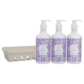 Beekman 1802 Goat Milk Lilac Dream Body Care Caddy Set