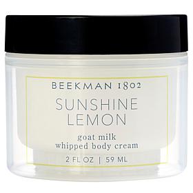 Beekman 1802 Goat Milk Sunshine Lemon Travel-size Body Cream