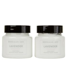 Beekman 1802 Goat Milk Whipped Body Cream 2-pack - Lavender