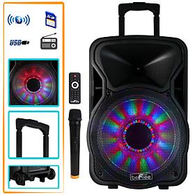 beFree Sound 12" Bluetooth Party Speaker w/Lights