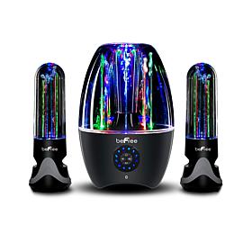 BeFree Sound 2.1 Channel Wireless LED Dancing Water Sound System
