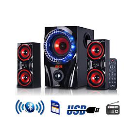 beFree Sound 2.1ch Bluetooth Surround Sound Wired Speaker System