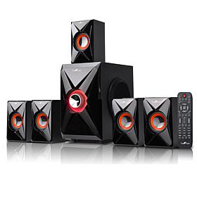 beFree Sound 5.1-Ch. 25W + 10W Bluetooth Speaker System