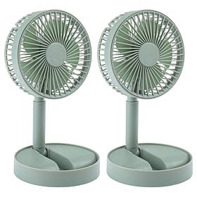 Bell + Howell Set of 2 Foldaway Collapsible Fans