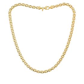 Bellezza 19" Bronze Panther-Link Chain Necklace