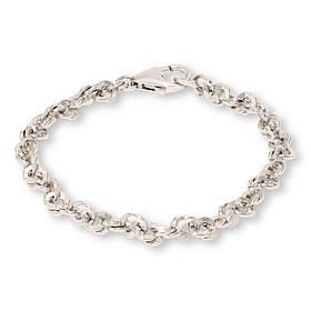 Bellezza Bellissima Bronze Diamond-Cut Disco Chain Bracelet
