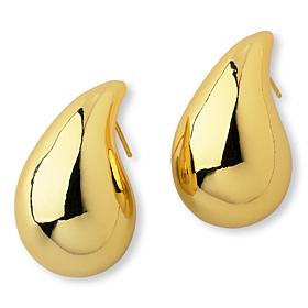 Bellezza Bronze Polished Teardrop Earrings
