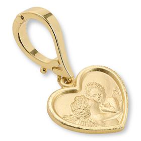 Bellezza Goldtone Bronze Inspirational Enhancer Pendant