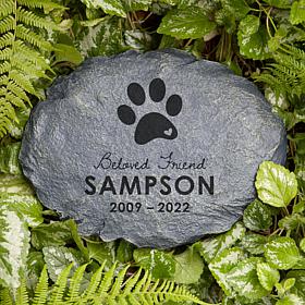 Beloved Friend Personalized Dog Memorial Garden Stone