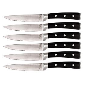BergHOFF Classico 12" Stainless Steel Steak Knives 6-Pack 