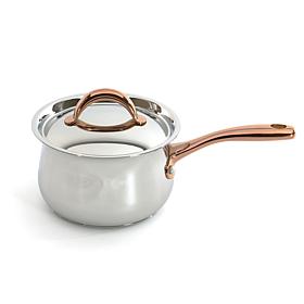 BergHOFF Ouro Gold 18/10 Stainless Steel 6.25" Covered Saucepan