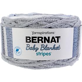 Bernat Baby Blanket Stripes Yarn - Above The Clouds