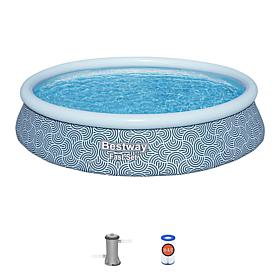 Bestway Fast Set Pool 13' x 33" with Filter Pump