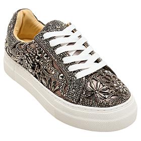 Betsey Johnson Reily Rhinestone Platform Sneaker