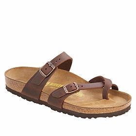 Birkenstock Mayari Leather Toe-Loop Comfort Sandal