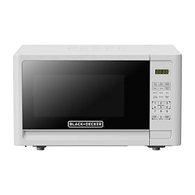 Black+Decker EM031MFOP2 1.1-Cu. Ft. Microwave, White
