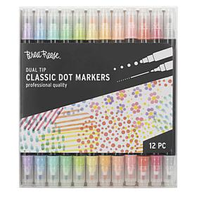 Brea Reese Dual-Tip Dot Markers 12ct with 24 Colors