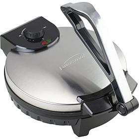 Brentwood 12 Inch Tortilla Maker - Stainless Steel /Black