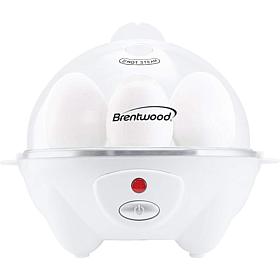 Brentwood 7 Egg Cooker/Steamer - White (TS-1045W)