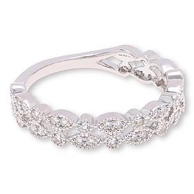 Bright Halo Lab Grown Diamonds 0.33ctw Marquise and Round Band Ring