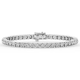 Bright Halo Lab Grown Diamonds 2ctw Tennis Bracelet 