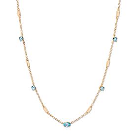 Brook & York Brenna 14K Gold-Plated Brass Birthstone Necklace