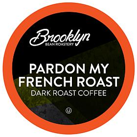 Brooklyn Beans Pardon My French Roast Coffee Pods for 2.0 Keurig 40-pk