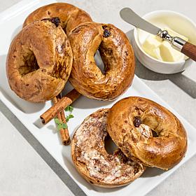 Brooklyn Food Group 24 Individually Wrapped Cinnamon Raisin Bagels AS