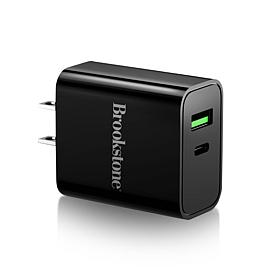 Brookstone 2-Port PD 20W Wall Charger