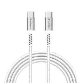 Brookstone C-to-C 60WT 6ft Braid With Alloy Tip