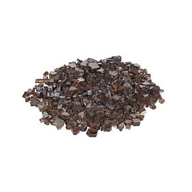 Burnt Bronze Reflective Fire Glass