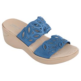 BZees Delight Machine Washable Cutout Sandal with Air Step Technology