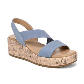 BZees® LifeStride Odette Cork Wedge Sandals