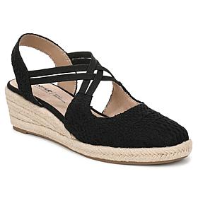 BZees® LifeStride Patience Closed Toe Espadrille Wedge