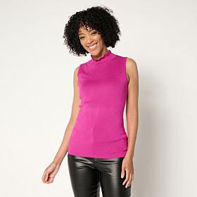 C Wonder Baby Ruffle Mock-Neck Tank Top