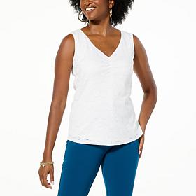 C Wonder Knit Lace Tank