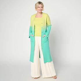 C Wonder Long-Sleeve Cardigan Duster