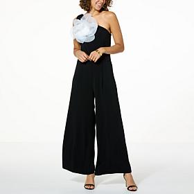 C Wonder Organza Flower Jumpsuit 