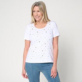 C Wonder Piette Detail Knit Top