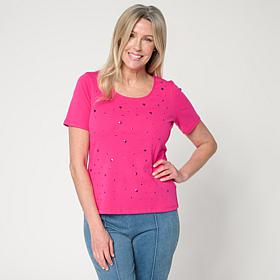 C Wonder Piette Detail Knit Top