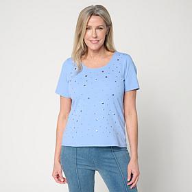 C Wonder Piette Detail Knit Top