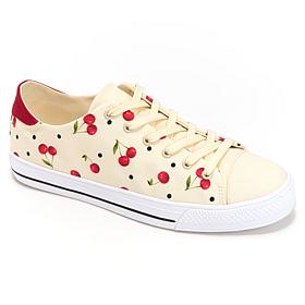 C Wonder Printed Cotton Canvas Sneaker