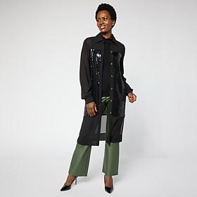 C Wonder Sequin Mix Tunic